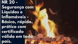 NR 20 - Treinamentos diversos para atendimento a Legislação.